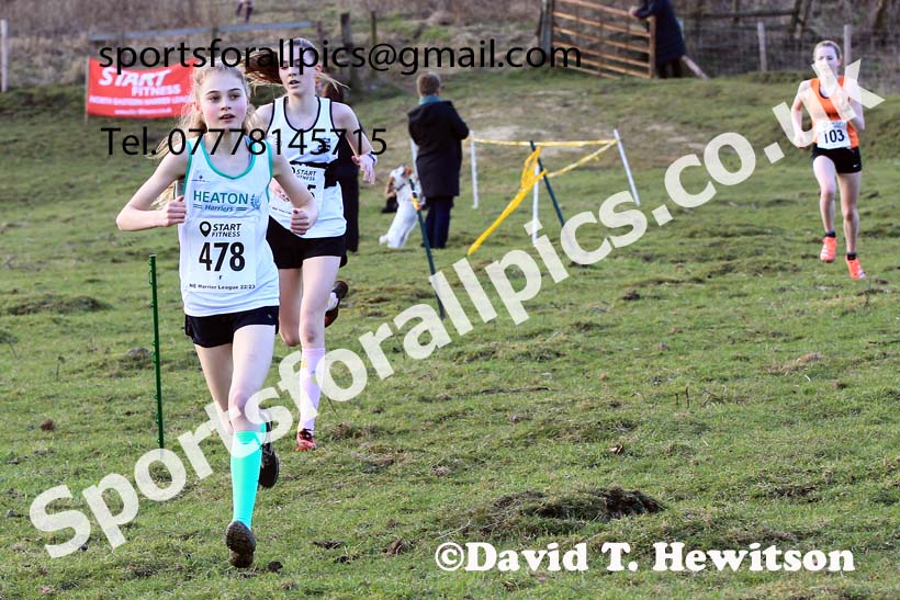 Girls under-15s 2023 NEHL, Thornley Farm, Peterlee, County Durham. Photo: David T. Hewitson/Sports for All Pics